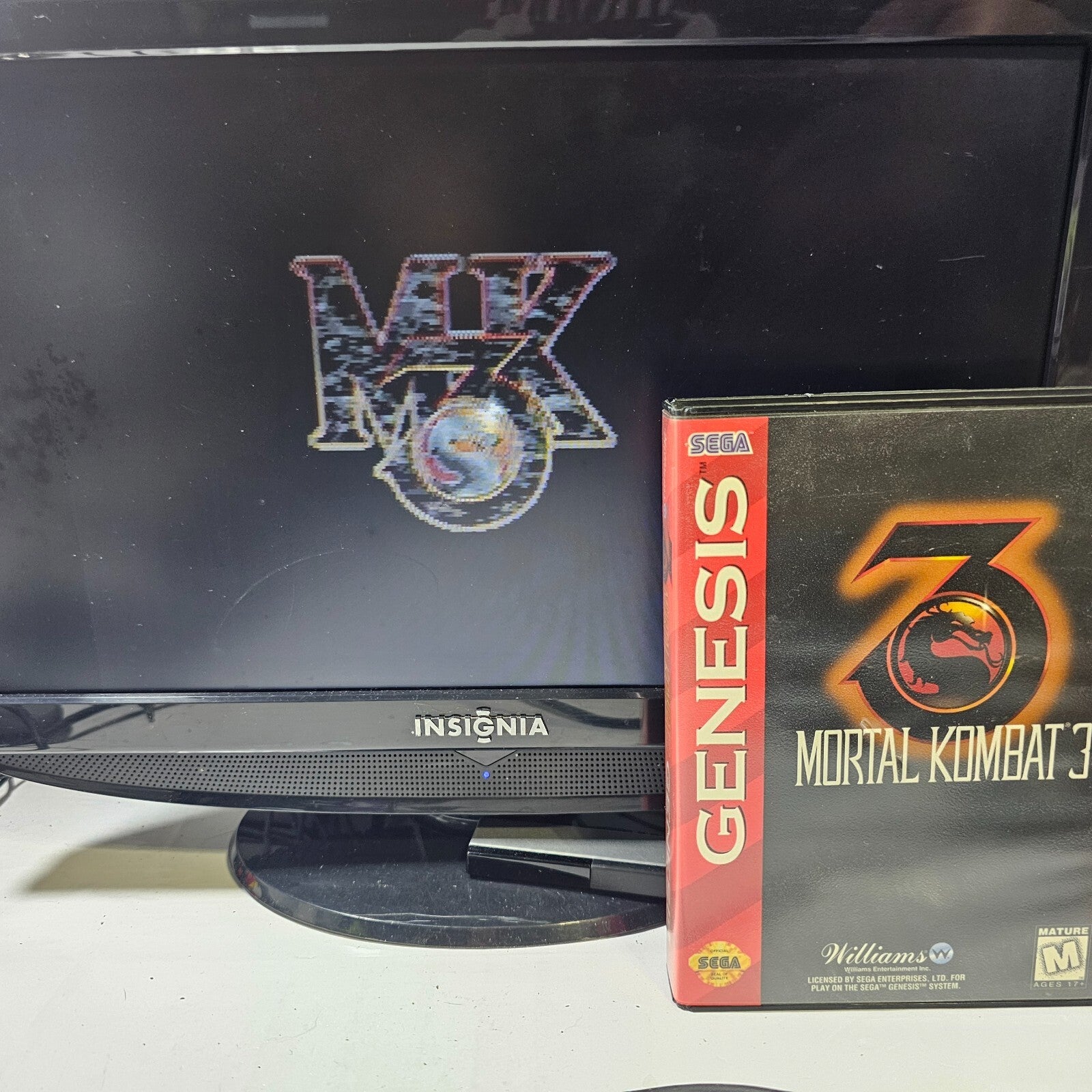 Mortal Kombat 3 (Sega Genesis, 1995) Game and Case - Tested and Working