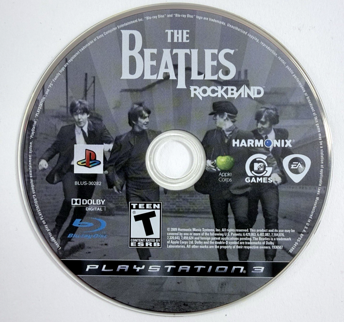 The Beatles: Rock Band (Sony PlayStation 3, 2009) Game, Case, Manual - Tested