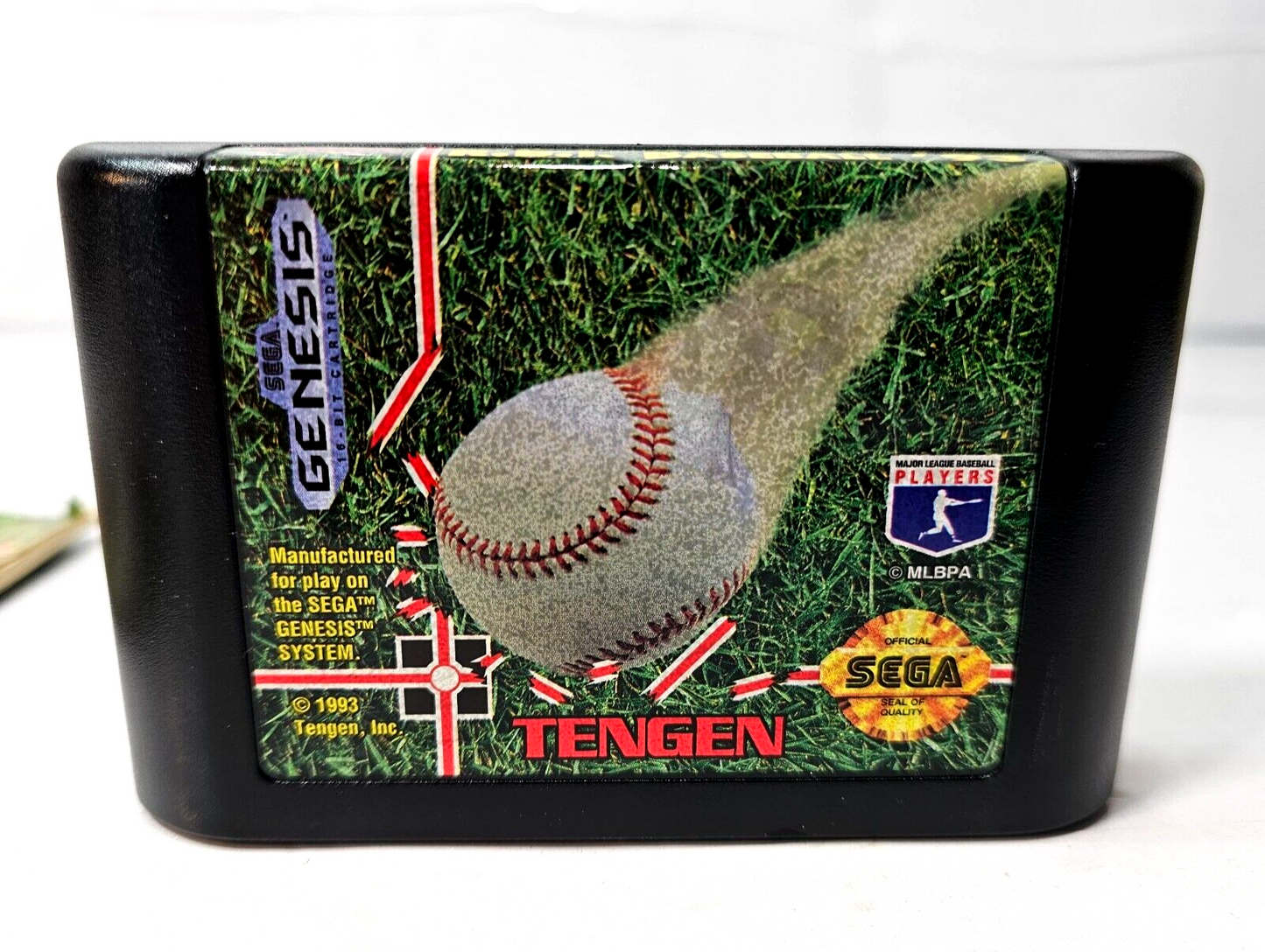 R.B.I. Baseball '93 (Sega Genesis, 1993) Game Case Manual