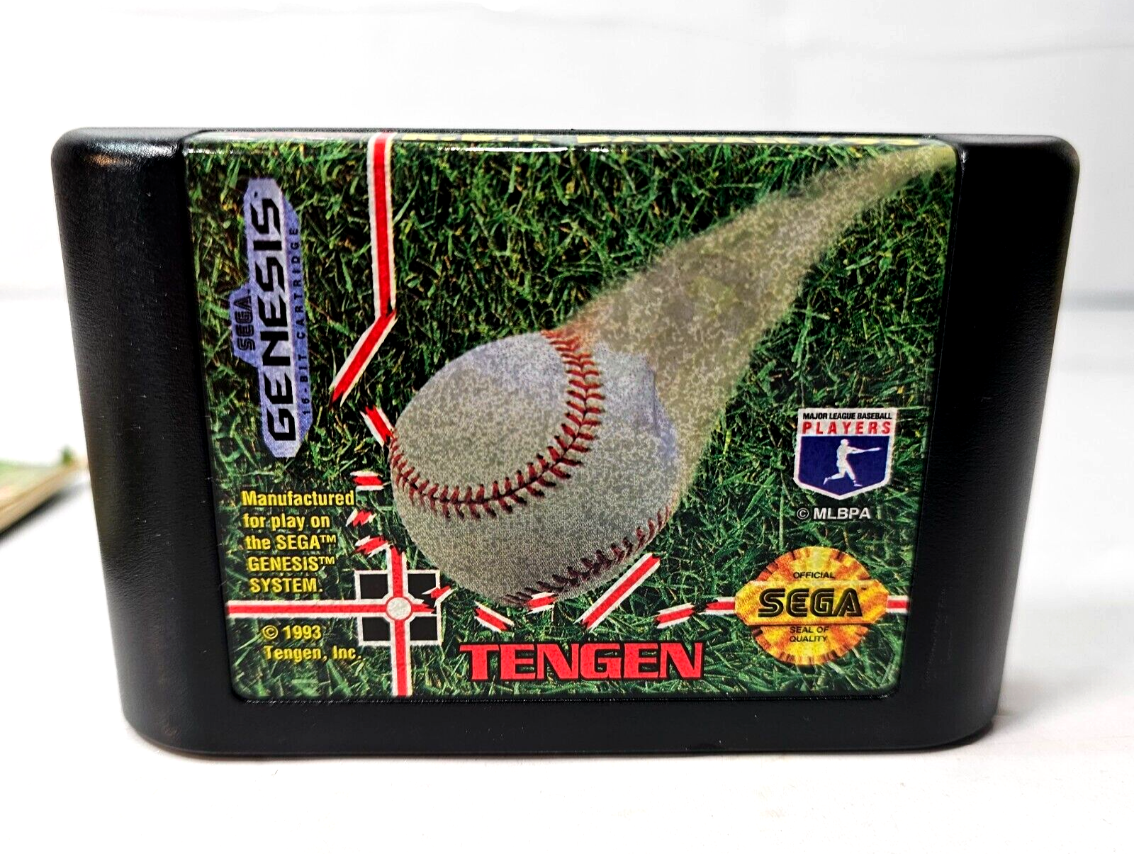 R.B.I. Baseball '93 (Sega Genesis, 1993) Game Case Manual