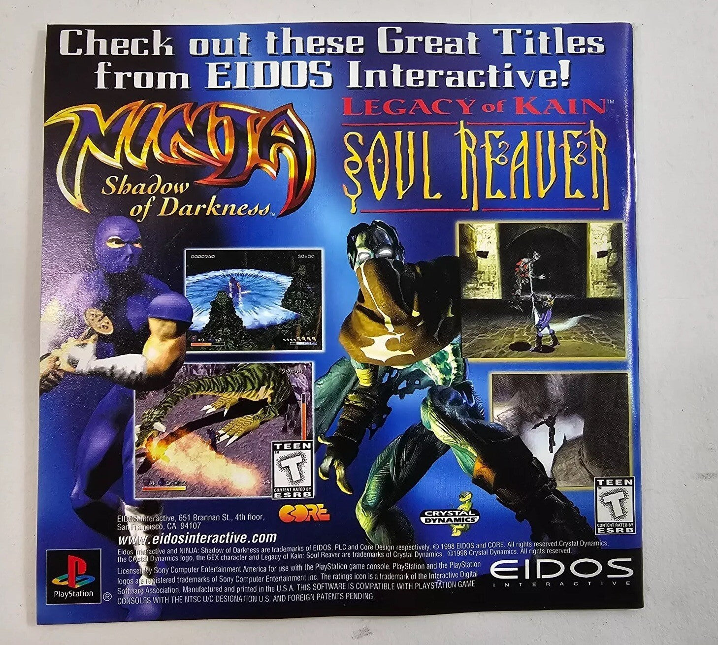 Tomb Raider III: Adventures of Lara Croft (Sony PlayStation 1, 1998) Complete