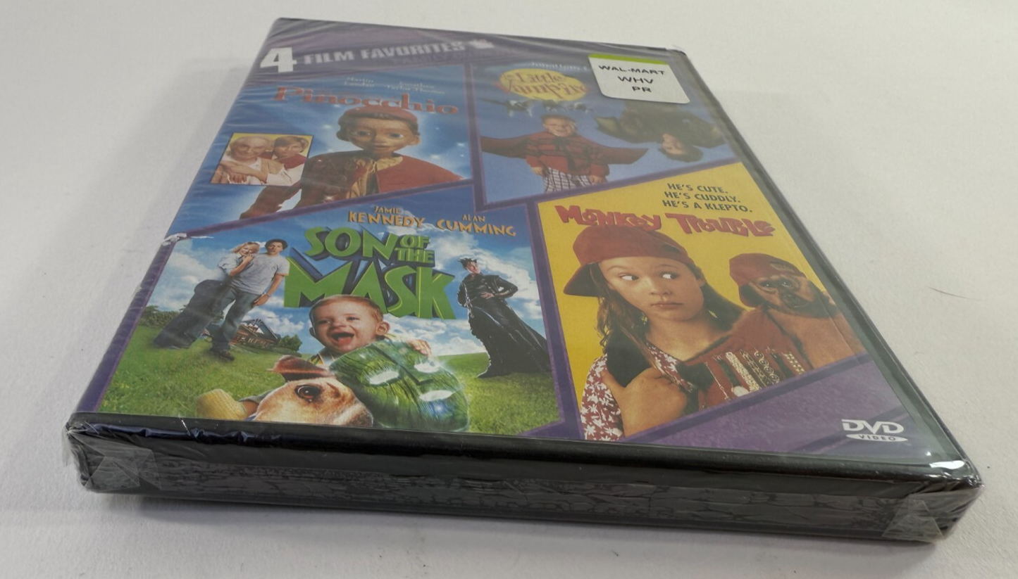 4 Film Favorites: Family Comedies (DVD, 2007) New, Factory Sealed
