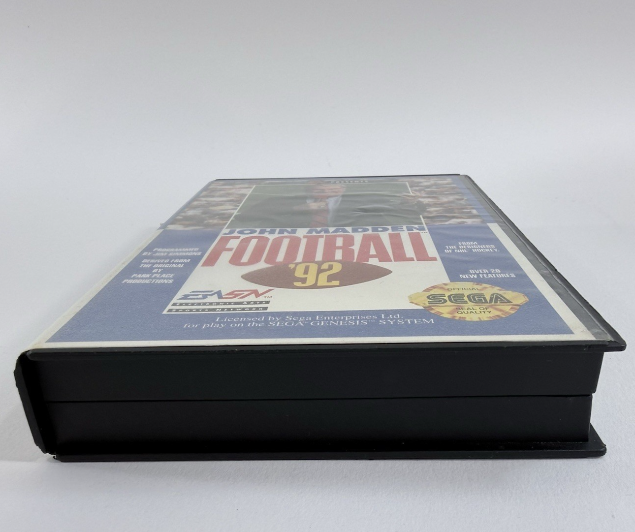 John Madden Football '92 (Sega Genesis, 1991) Game, Case, and Manual - Tested
