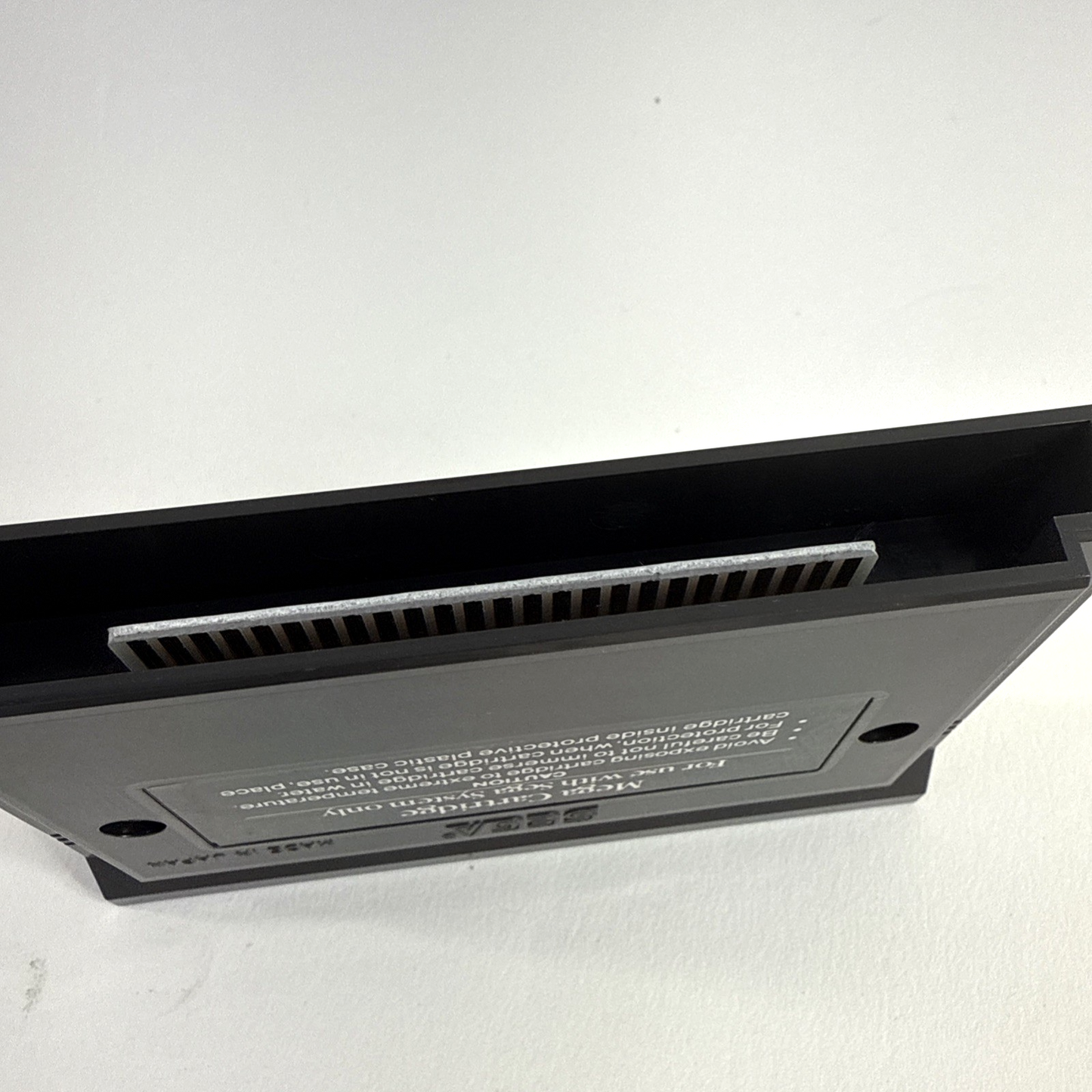 Monopoly (Sega Master System, 1988) Game Case Manual Poster - Tested