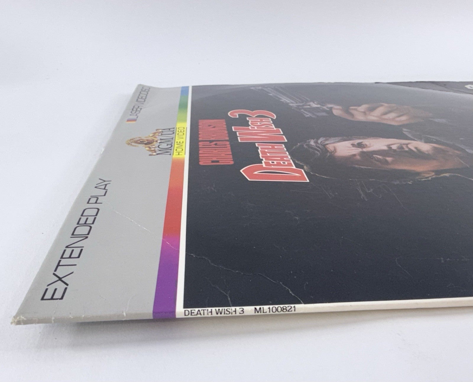 Death Wish 3 (Laserdisc, 1996) Extended Play Charles Bronson Film - Tested