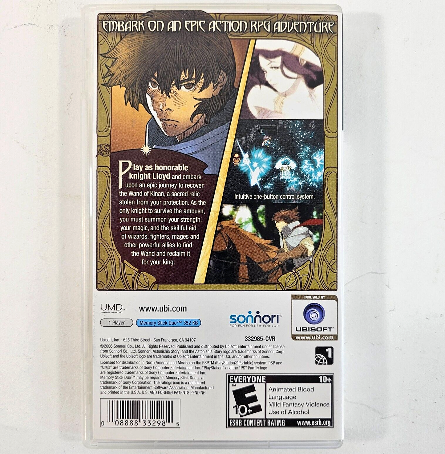 Astonishia Story (Sony PSP, 2006) Game Case Manual - Tested and Working