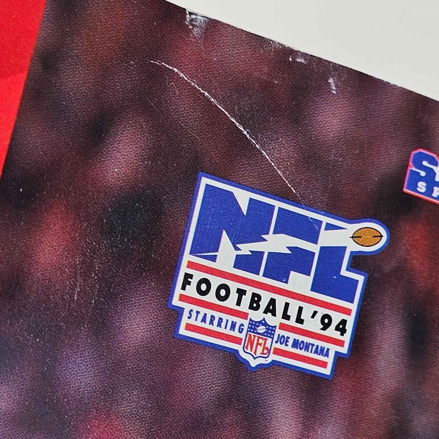 NFL Football '94 Starring Joe Montana (Sega Genesis, 1993) Game Case Manual