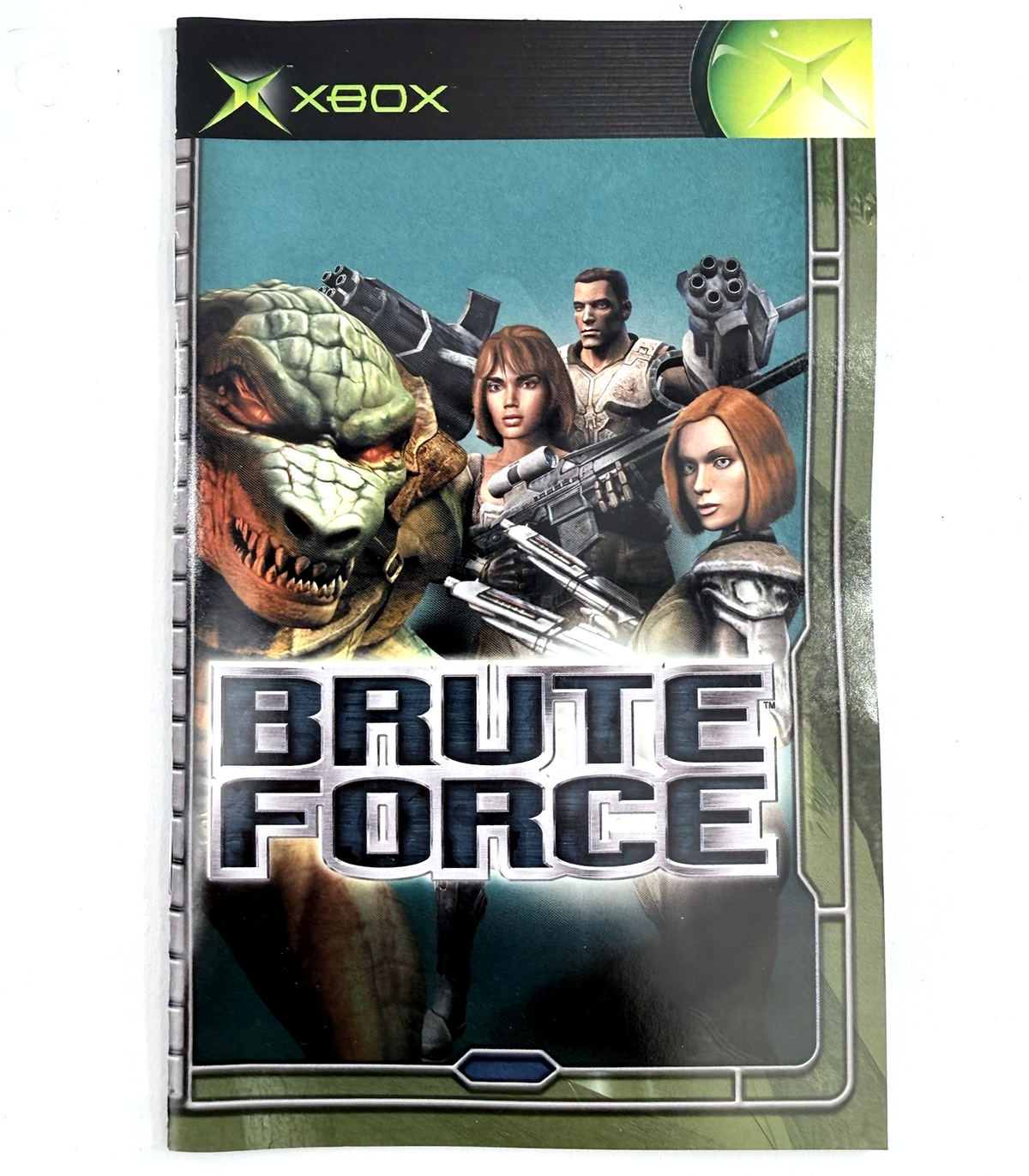 Brute Force (Microsoft Xbox, 2003) Game Case & Manual - Tested and Working