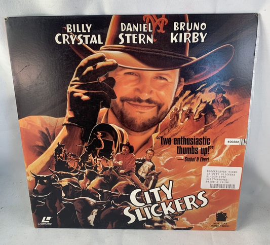 City Slickers Laserdisc (New Line Cinema, 1991) Billy Crystal - Tested
