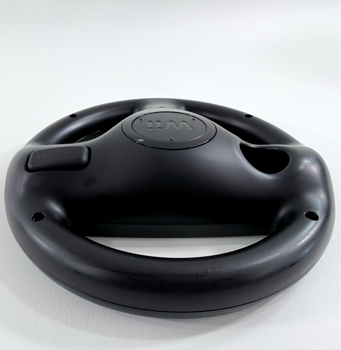 Nintendo Wii Black Steering Wheel Controller Attachment RVL-024 (Set of 2)