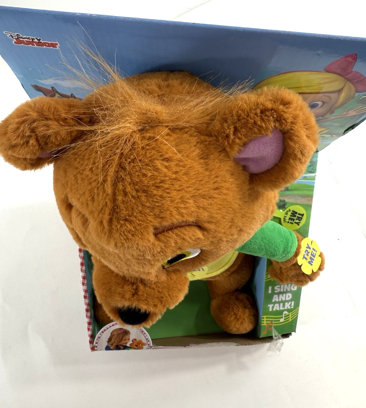 Just Play 2016 Goldie And Bear Bear’s Fairytale Sing Along Plush - New - Tested