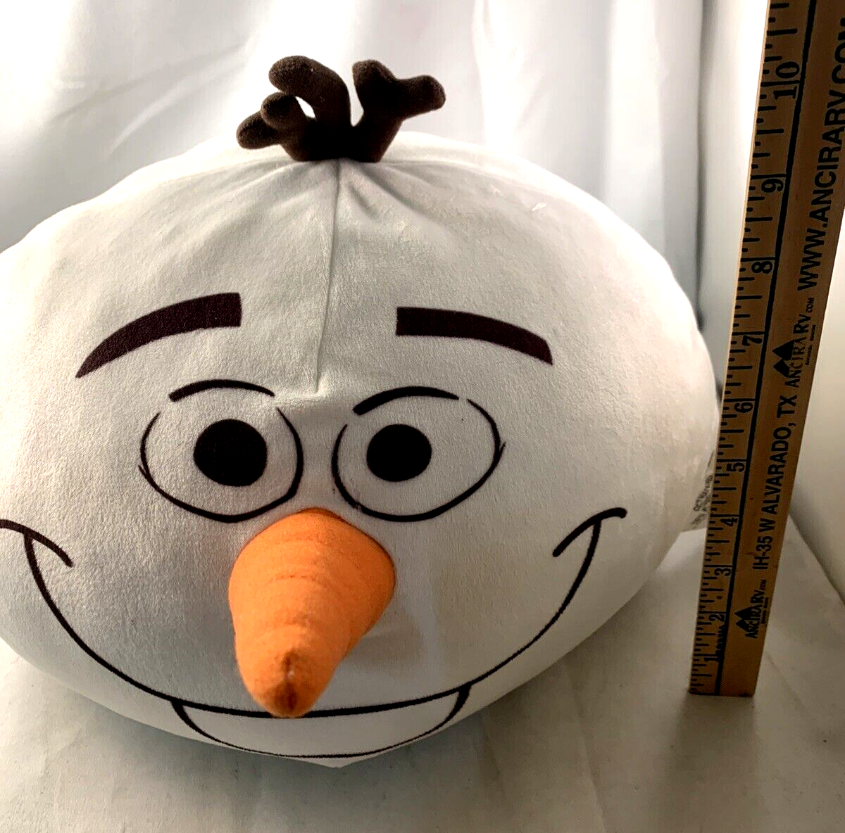 Disney Frozen 2 11" Olaf Revival Cloud Pillow- Good Condition