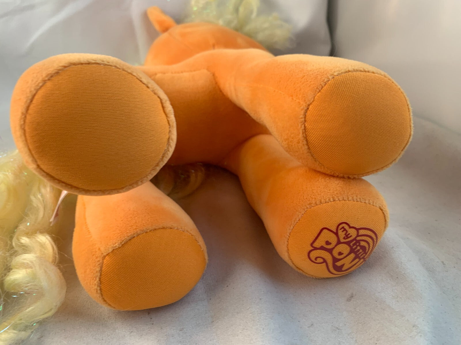 Ty Sparkle My Little Pony Applejack & Rarity Plush Pony Unicorn 15"