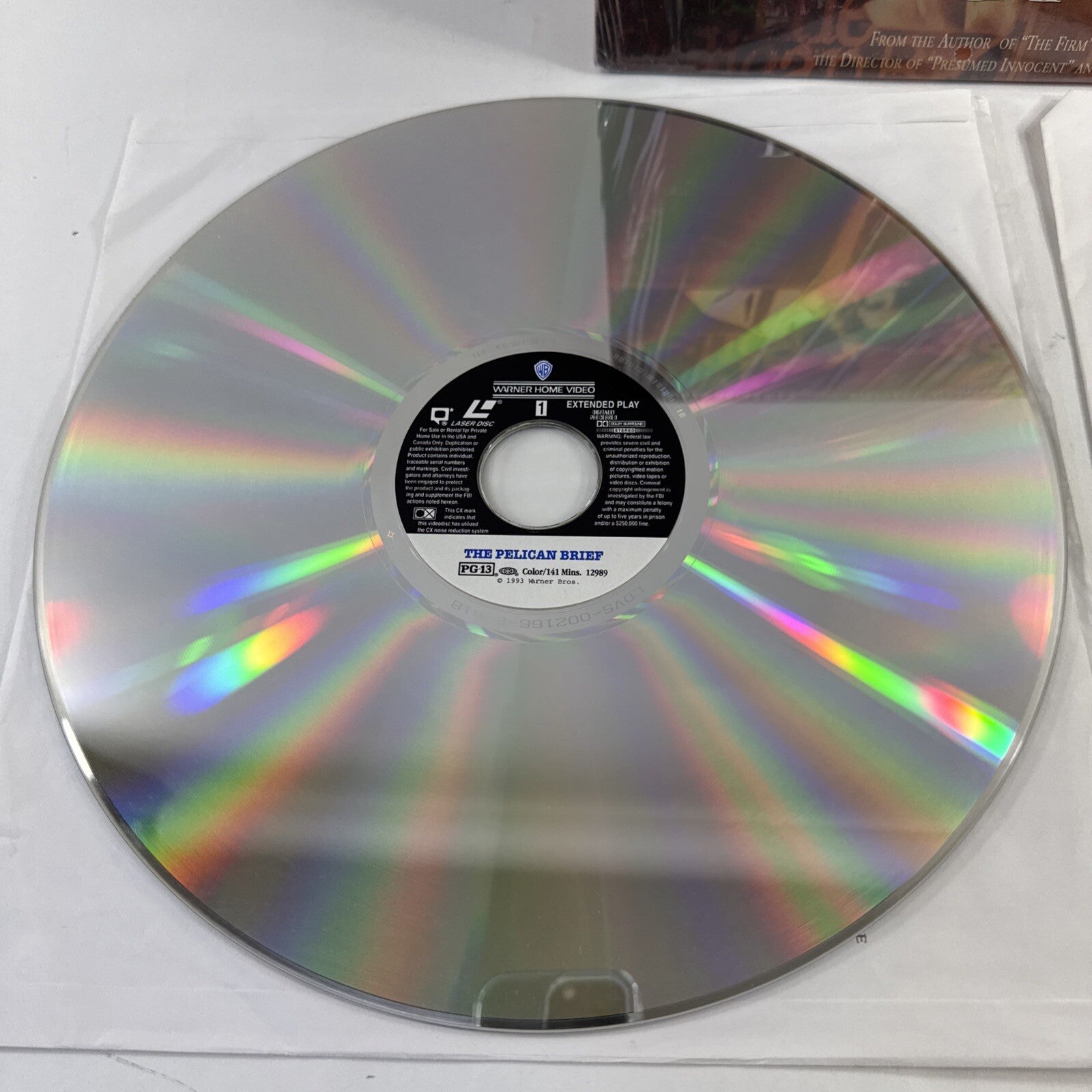 The Crying Game (Laserdisc Bundle) The Pelican Brief, Bad Company - Tested