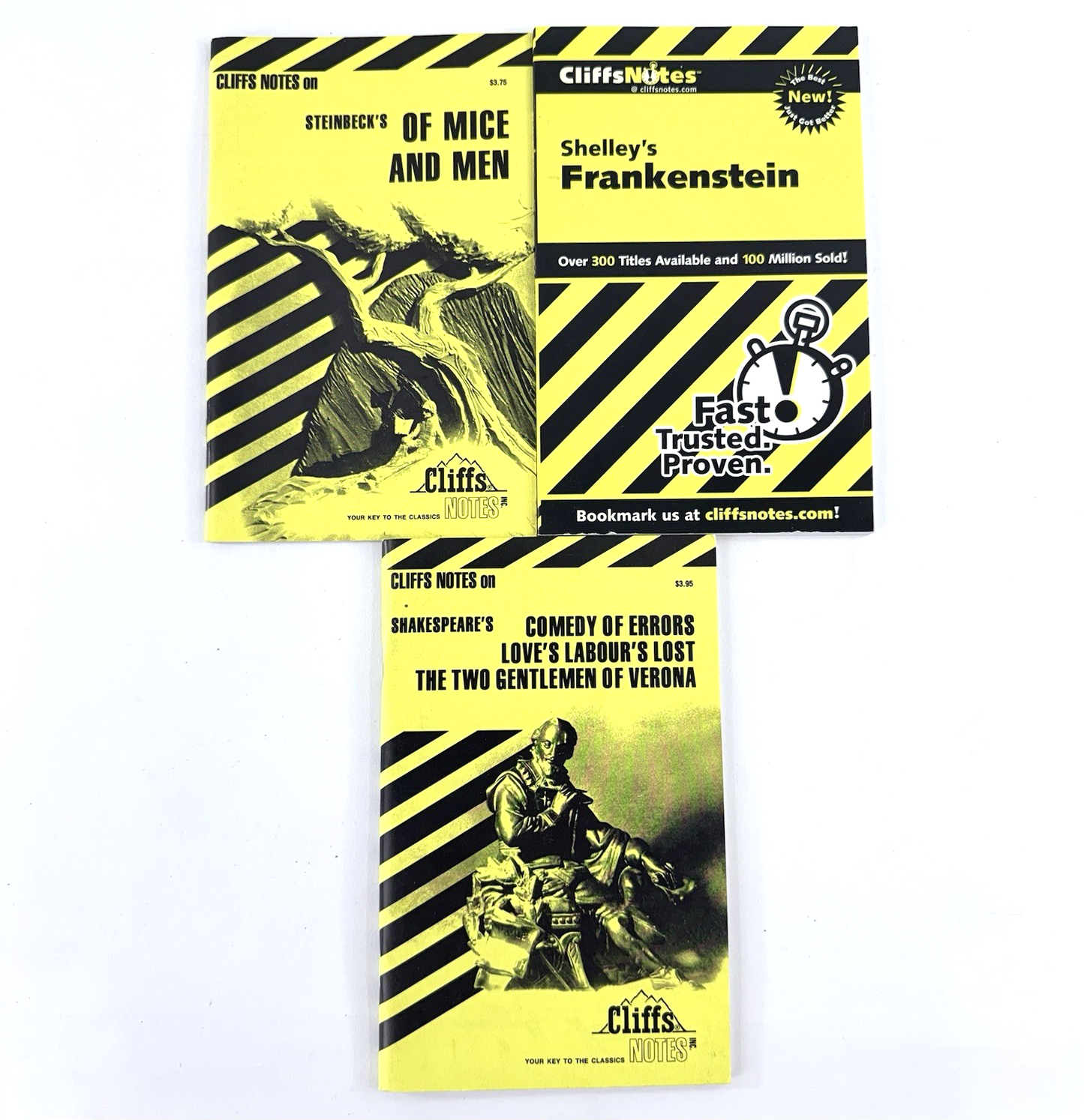 Cliff Notes 25 Book Study Bundle - Shakespeare, Hemingway, Chaucer, More