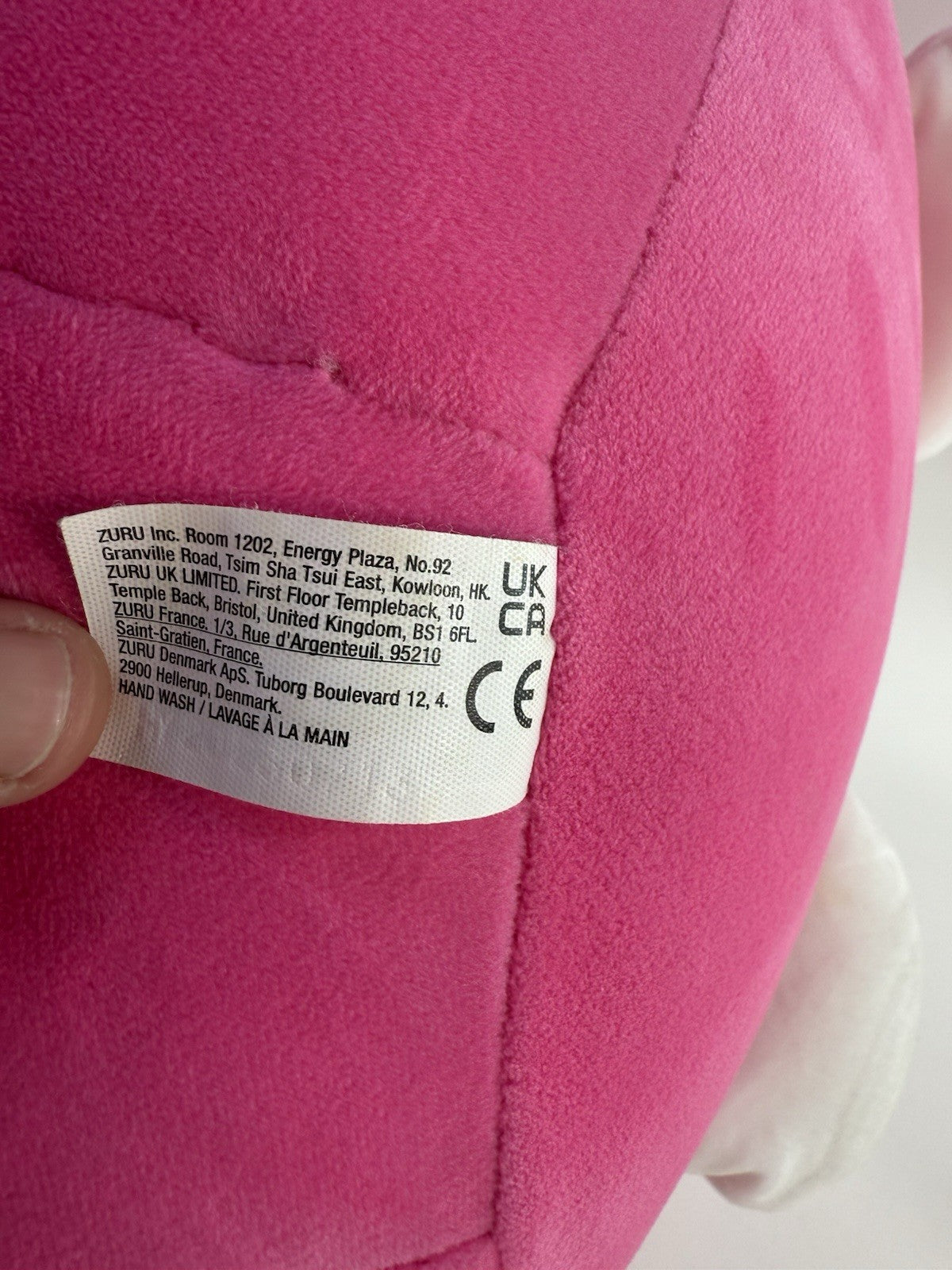 Zuru 14” Snackles Britney Pink Bunny Holding Cinnabon Plush