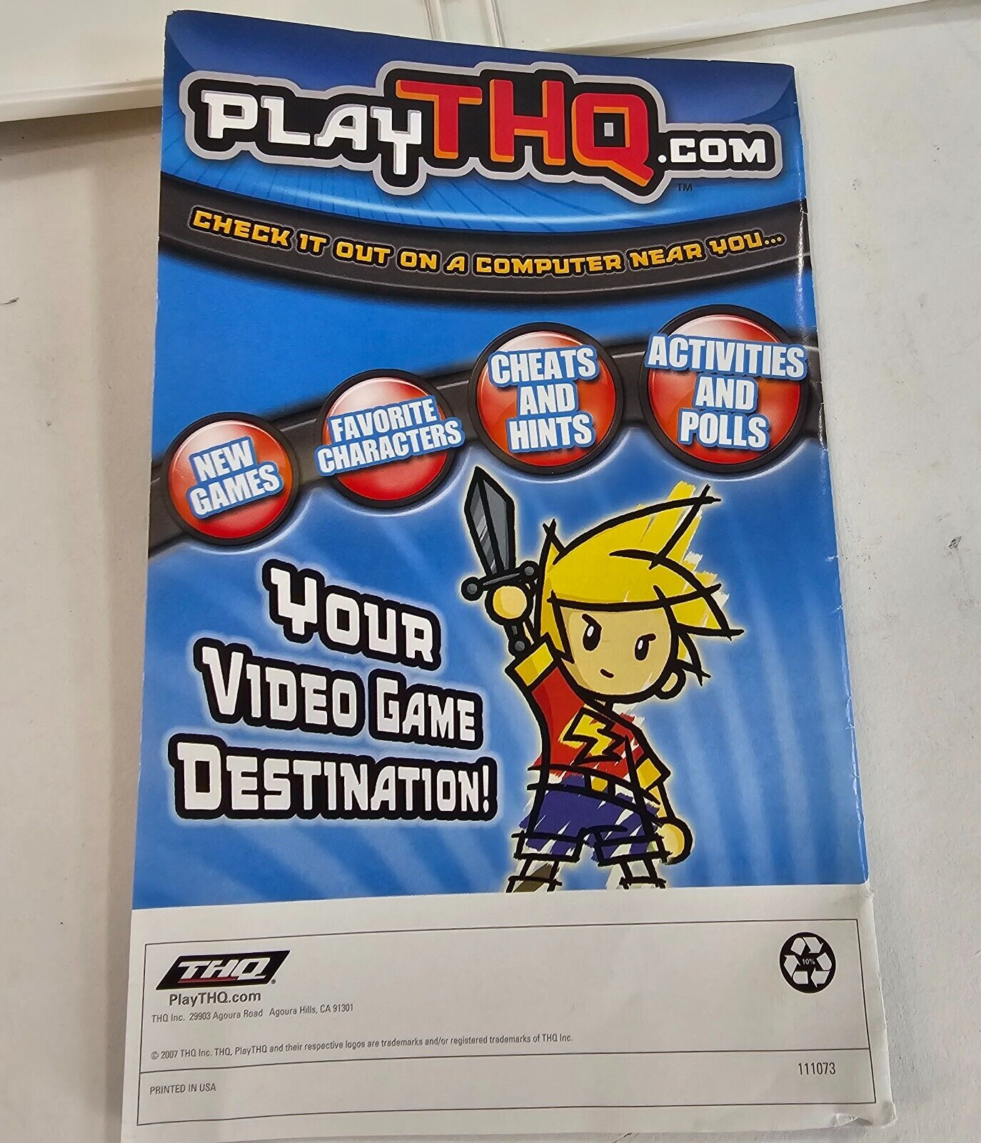 SpongeBob's Atlantis SquarePantis (Nintendo Wii, 2007) Game Case Manual - Tested