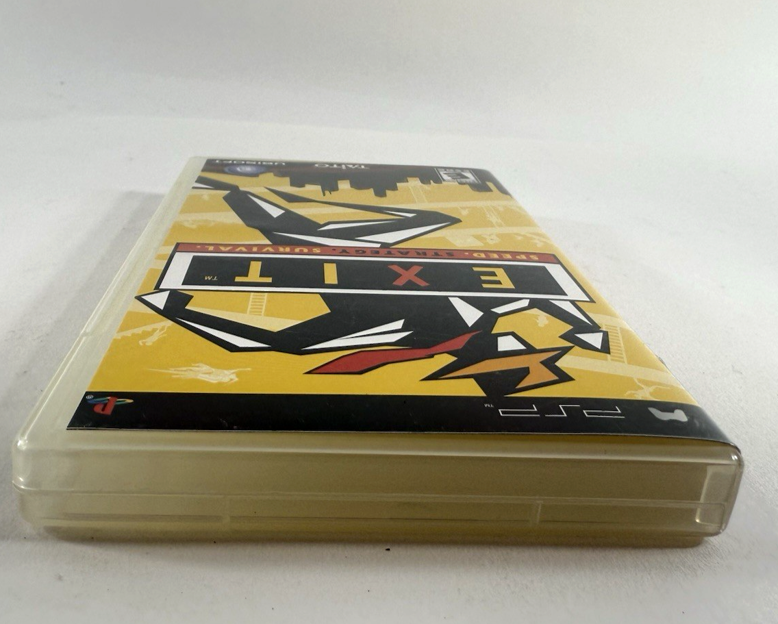 Exit (Sony PSP, 2006) Game Case Manual - Tested and Working