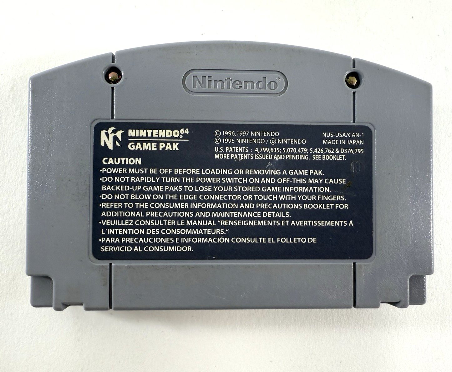 Kobe Bryant in NBA Courtside  (Nintendo 64, 1998) Game Cartridge - Tested