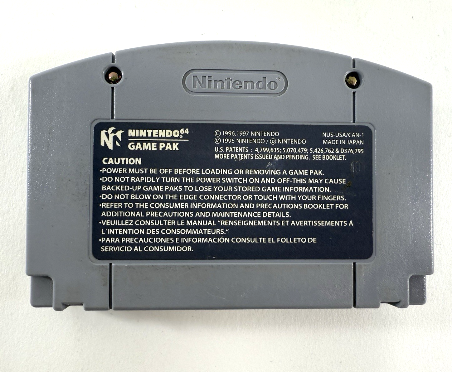 Kobe Bryant in NBA Courtside  (Nintendo 64, 1998) Game Cartridge - Tested