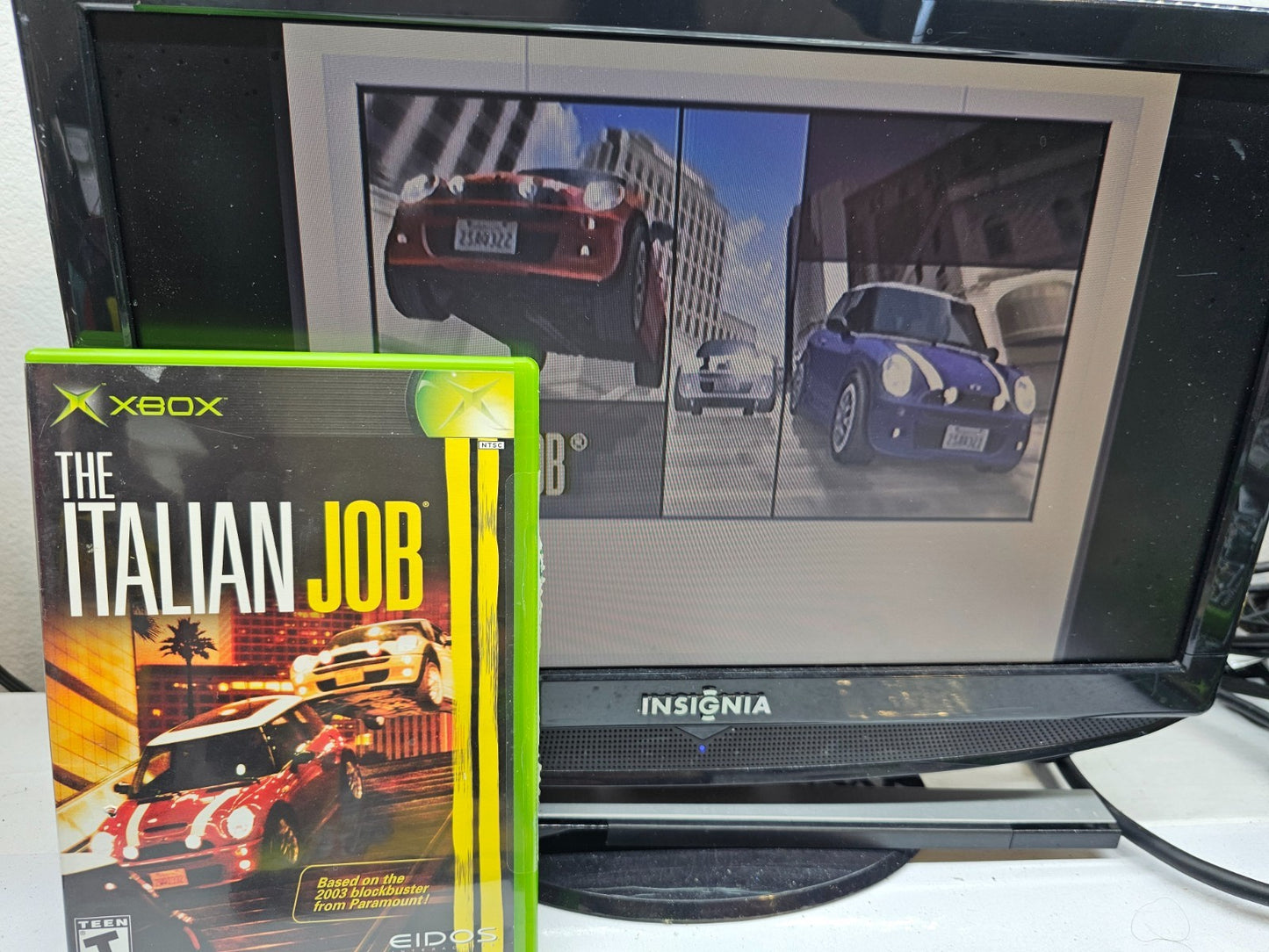 The Italian Job (Microsoft Xbox, 2003) Game and Case - Tested and Working