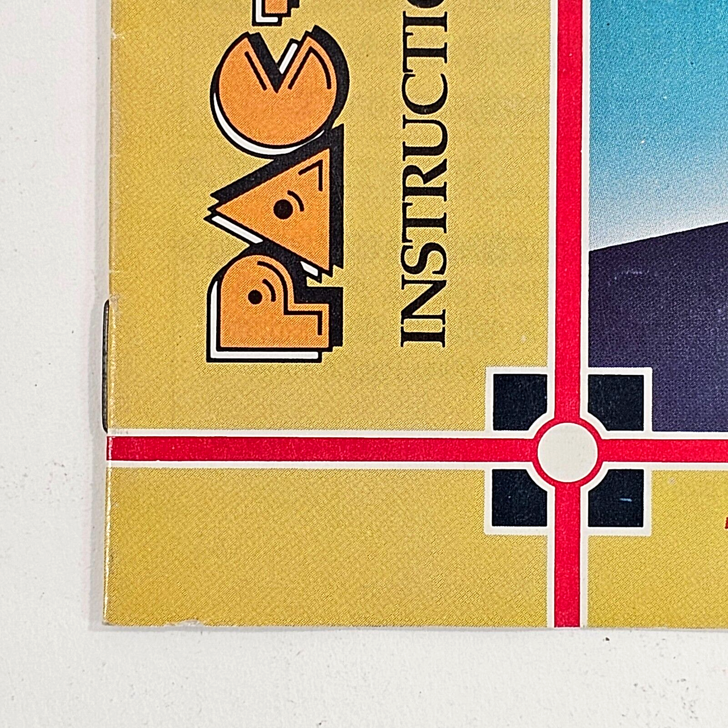 PAC-MAN (Nintendo Entertainment System, 1990) Gold Instruction Booklet Only
