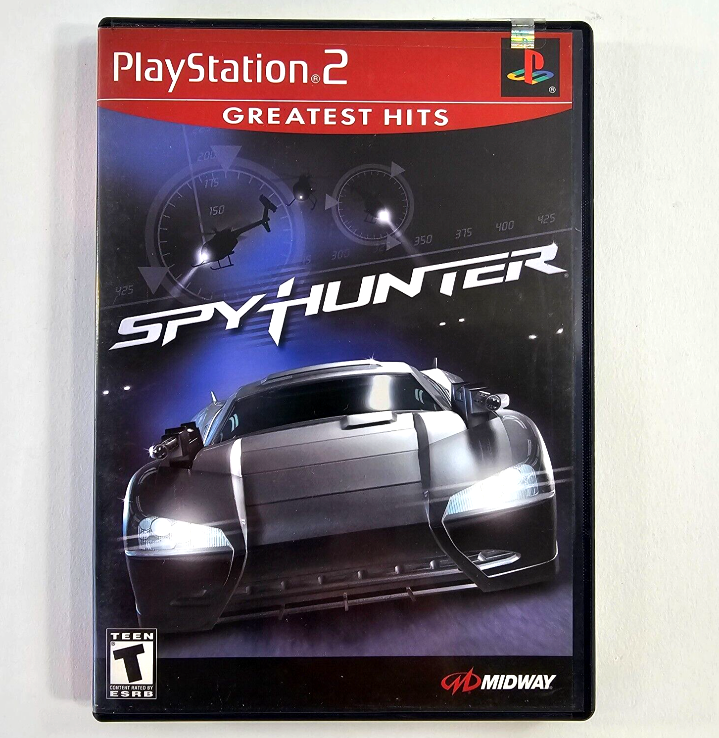 SpyHunter (PlayStation 2, 2002) Game Case Manual Registration - Tested
