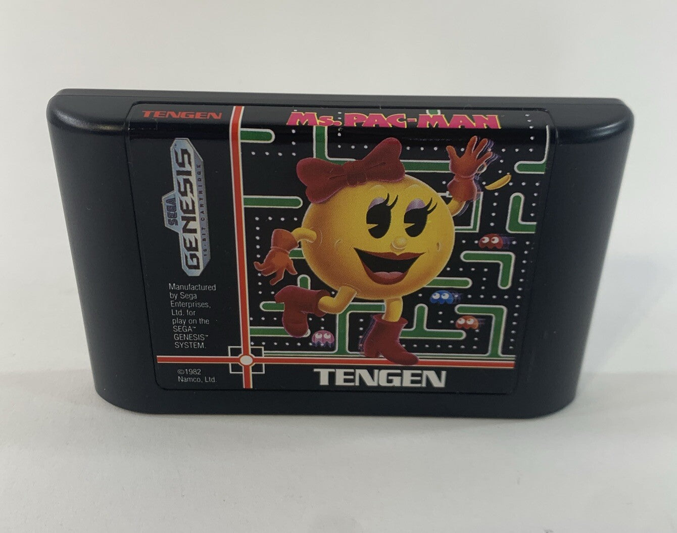 Ms. Pac-Man (Sega Genesis, 1991) Case Game Manual Inserts - Tested
