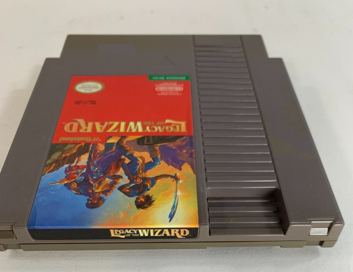 Legacy of the Wizard (Nintendo NES, 1989) Game Cartridge - Tested and Working