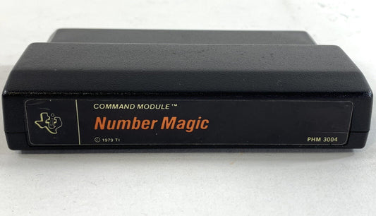 Number Magic (TI-99/4A, 1981) Texas Instruments Command Module