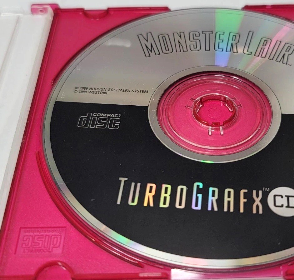 Monster Lair (TurboGrafx-CD, 1989) Authentic Game Disc Only