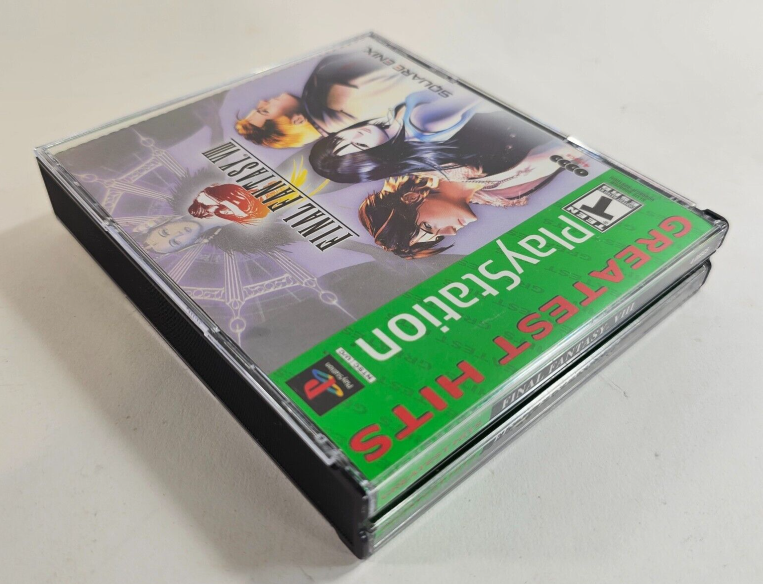 Final Fantasy VIII (PlayStation 1, 1999) Discs Case Manual Registration - Tested