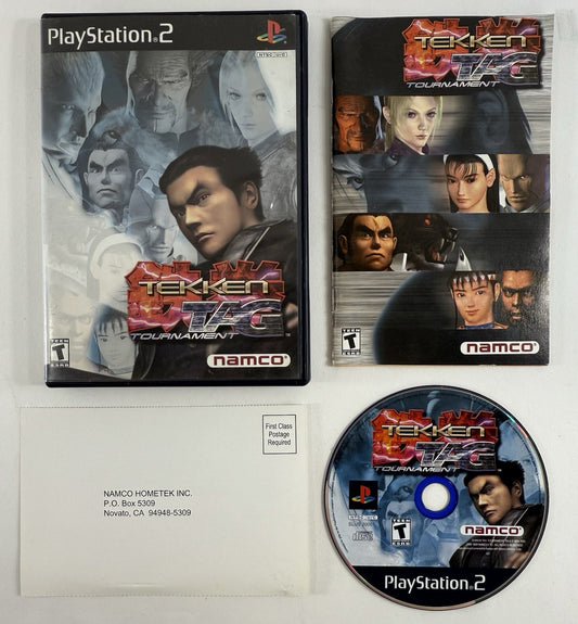 Tekken Tag Tournament (Sony PlayStation 2, 2002) Game Case Manual Registration