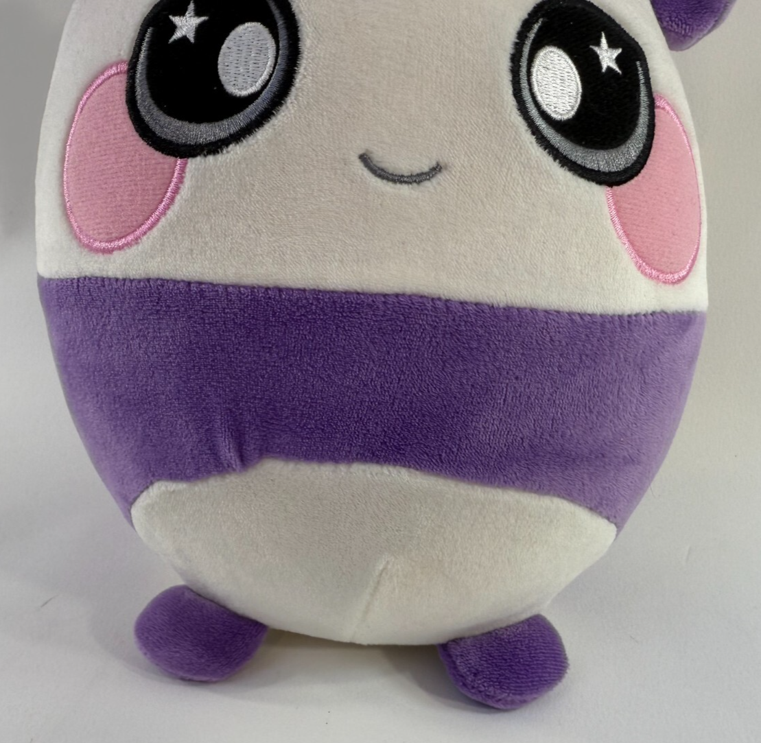 Squeezamals 2017 Purple and White 8” Panda Plush