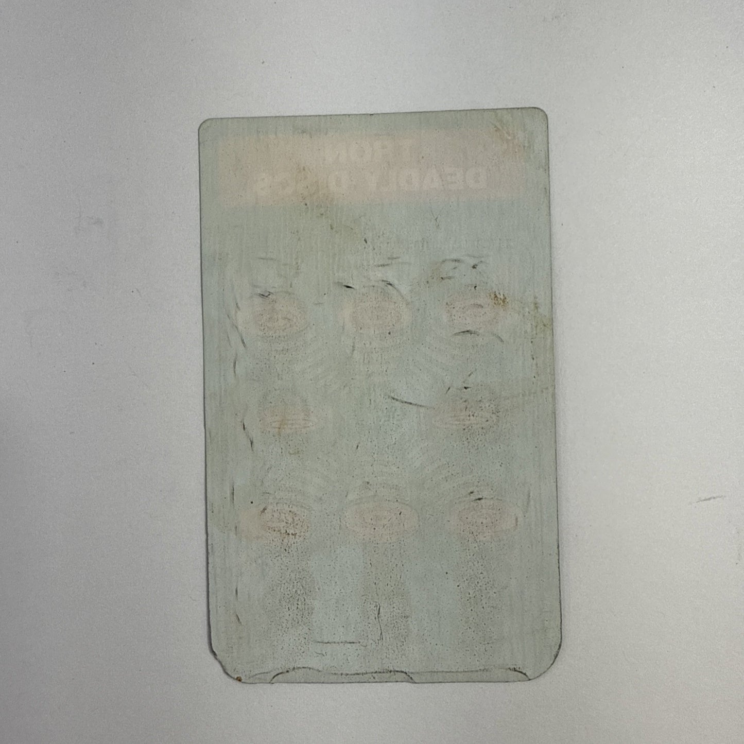 Tron Deadly Discs (Intellivision, 1982) Game Box Manual Overlay - Tested