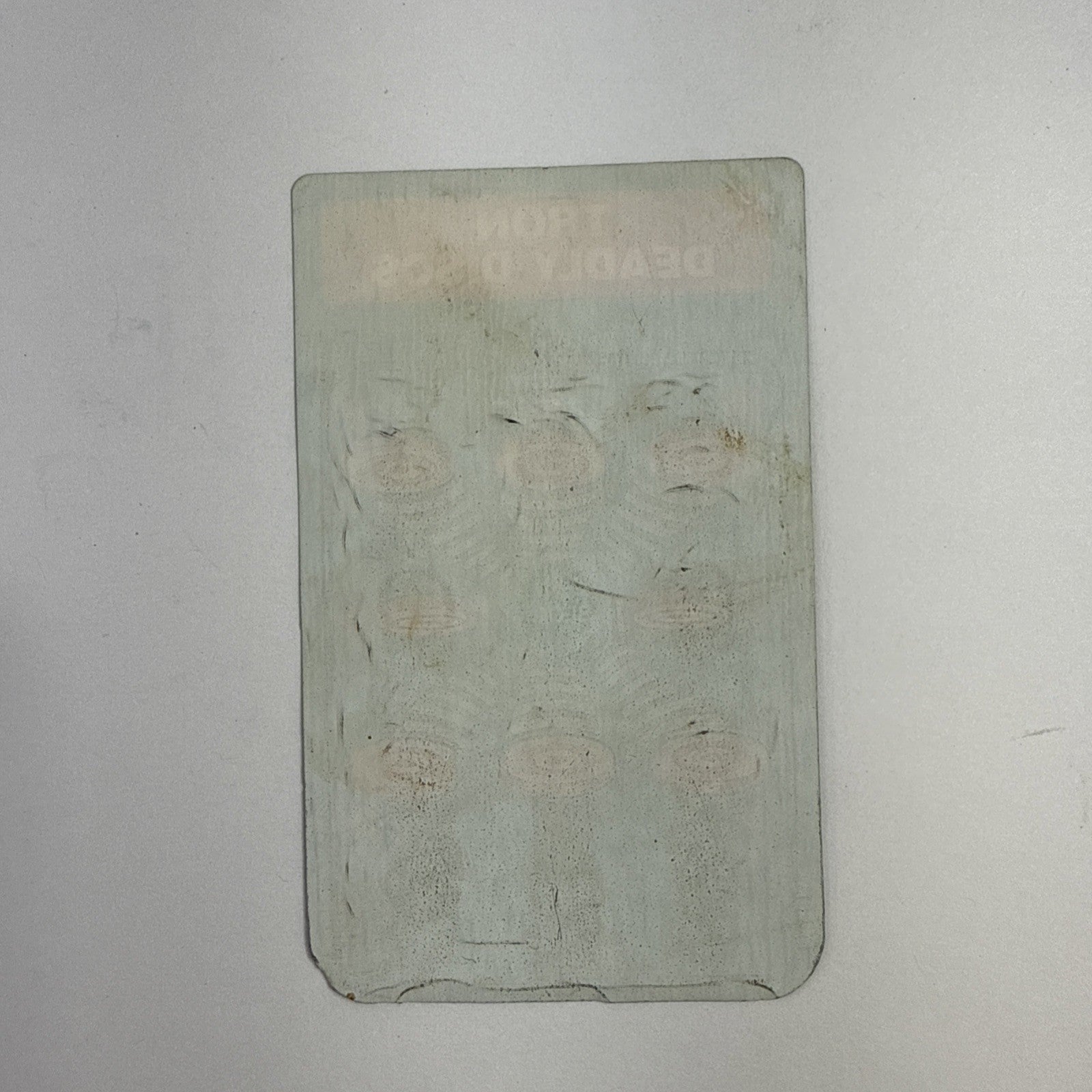 Tron Deadly Discs (Intellivision, 1982) Game Box Manual Overlay - Tested