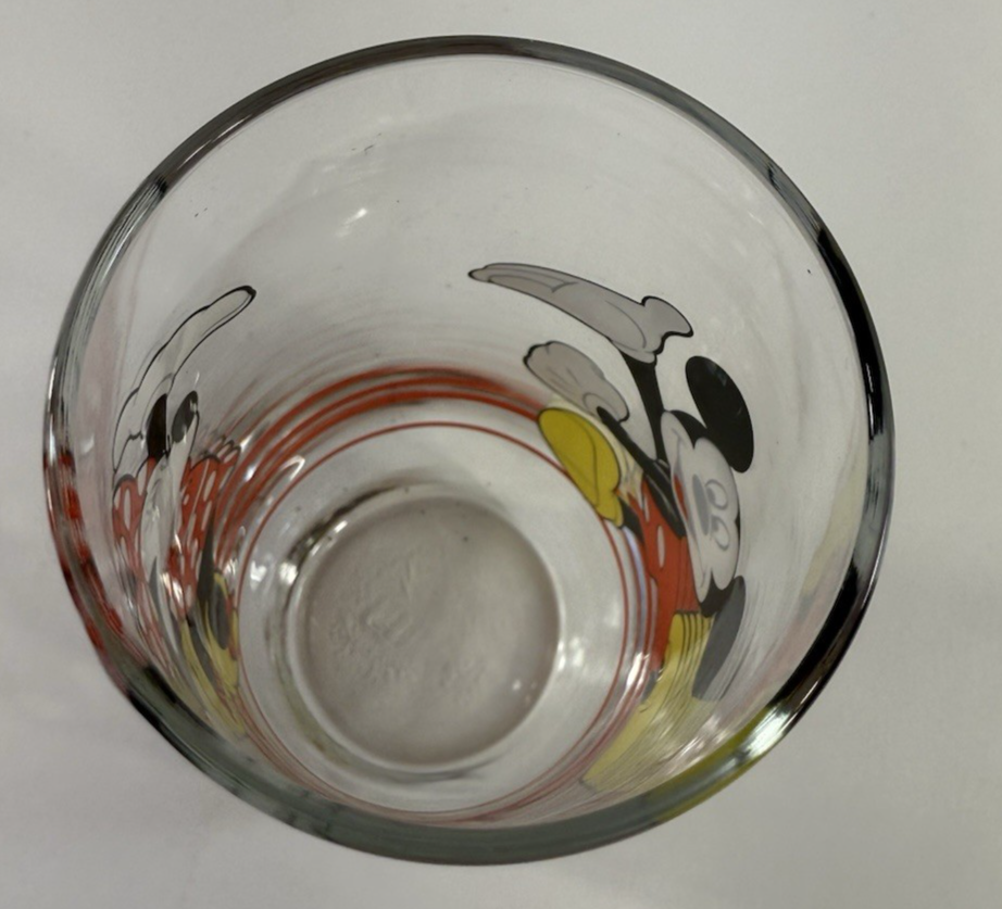 Anchor Hocking Walt Disney Mickey Minnie Mouse Drinking Glass Tumbler
