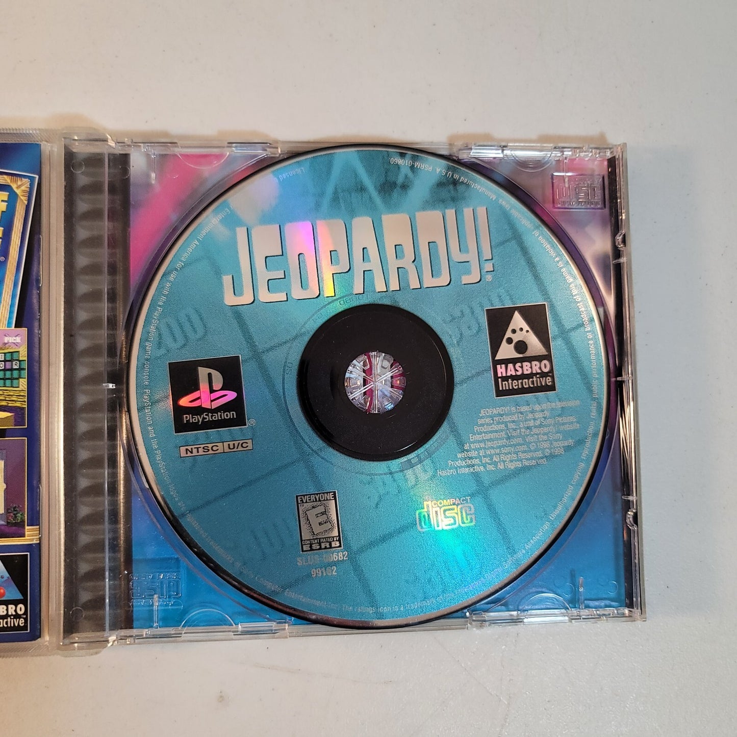 Jeopardy (Sony PlayStation 1, 1998) Game Case Manual - Tested and Working