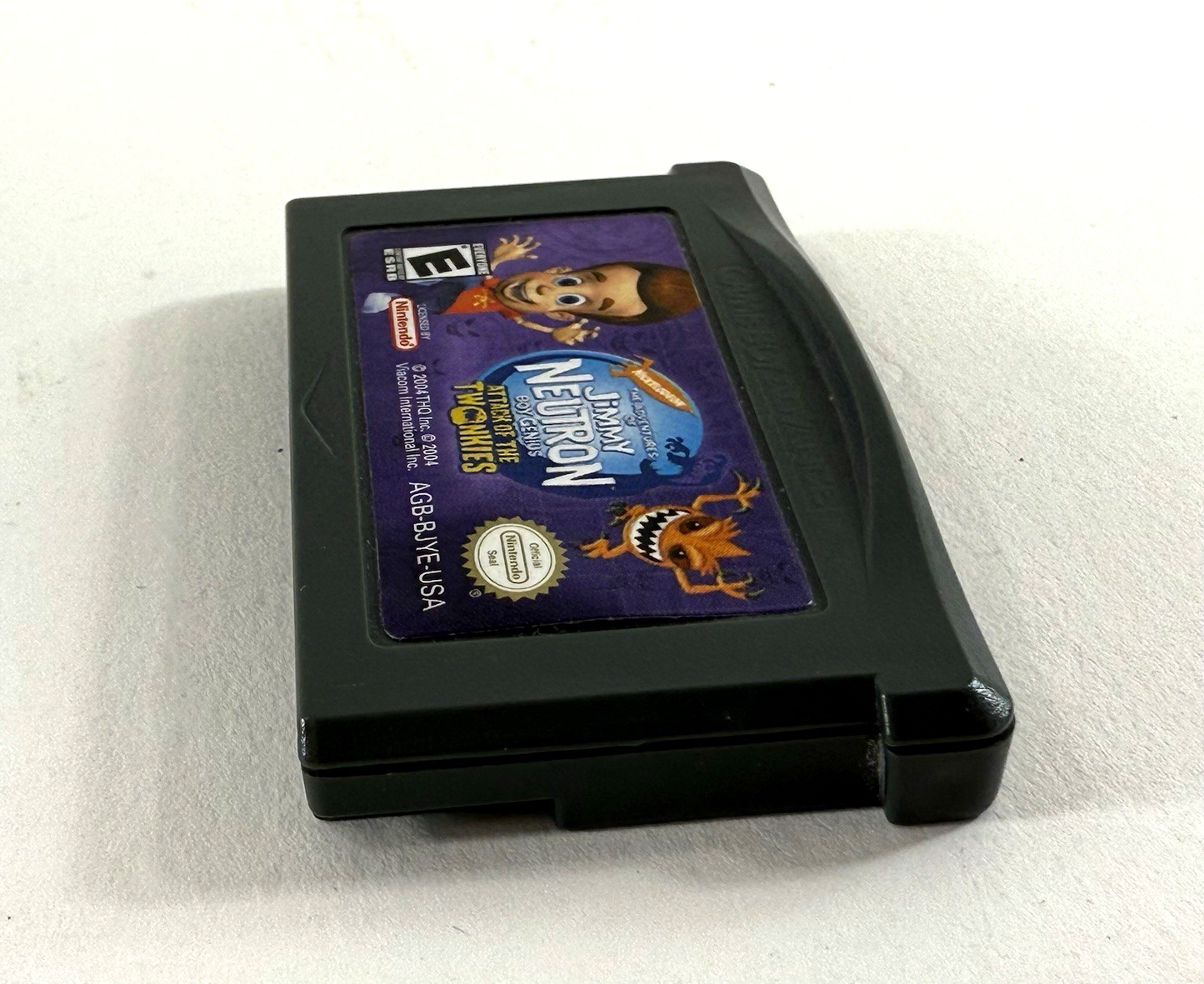 Jimmy Neutron: Attack of the Twonkies (GameBoy Advance, 2004) Game Cartridge