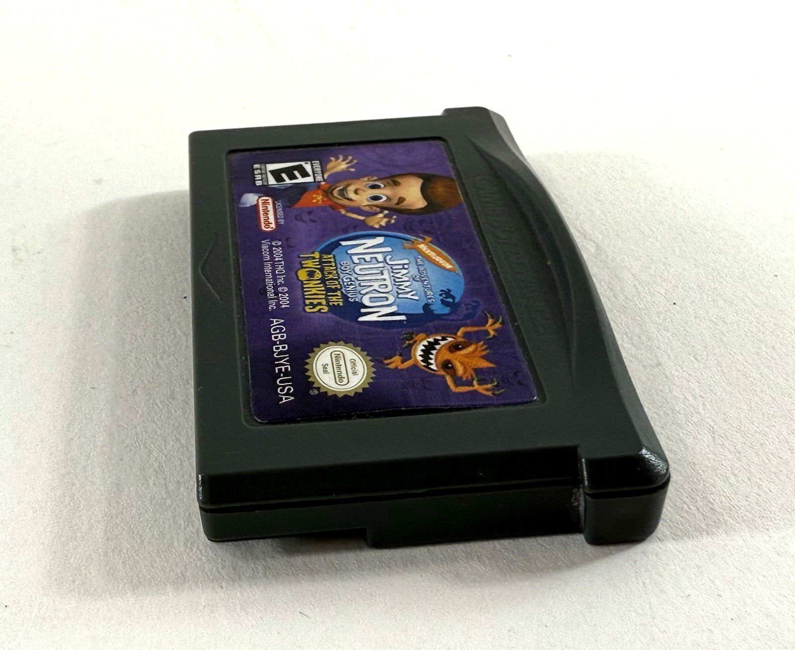 Jimmy Neutron: Attack of the Twonkies (GameBoy Advance, 2004) Game Cartridge