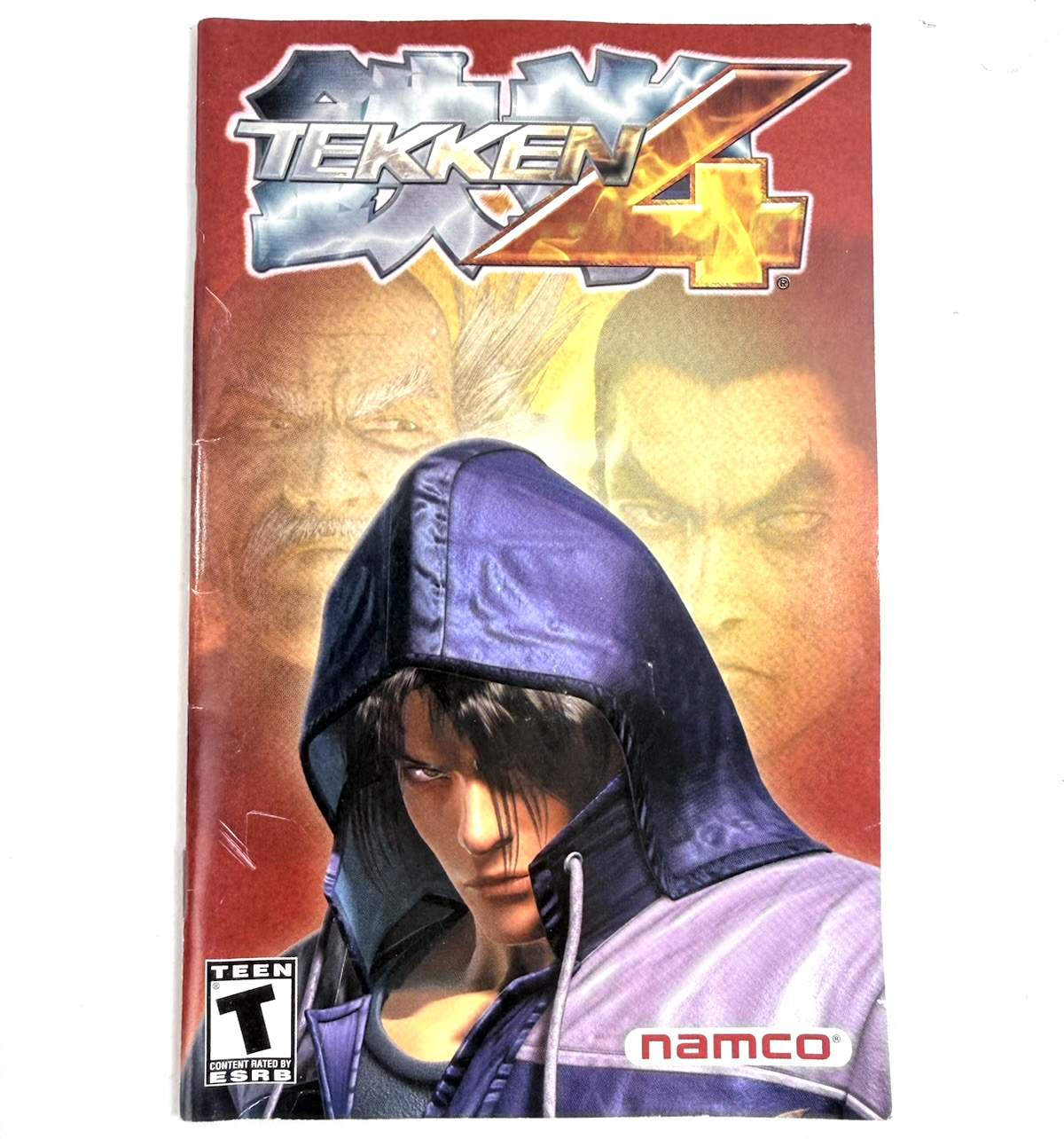 Tekken 4 (Sony PlayStation 2, 2002) Game Case Manual Registration Card - Tested