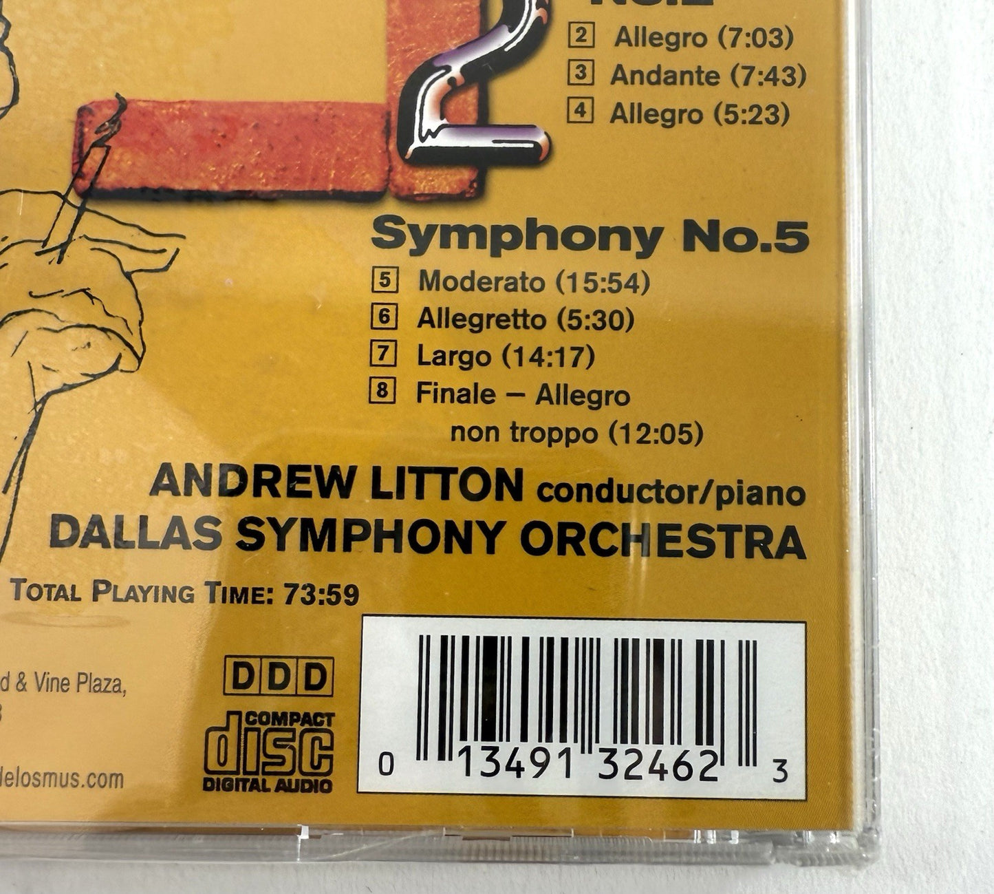 Symphony 5 / Piano Concerto 2 / Festive Overture by Shostakovich (CD, 1999) New