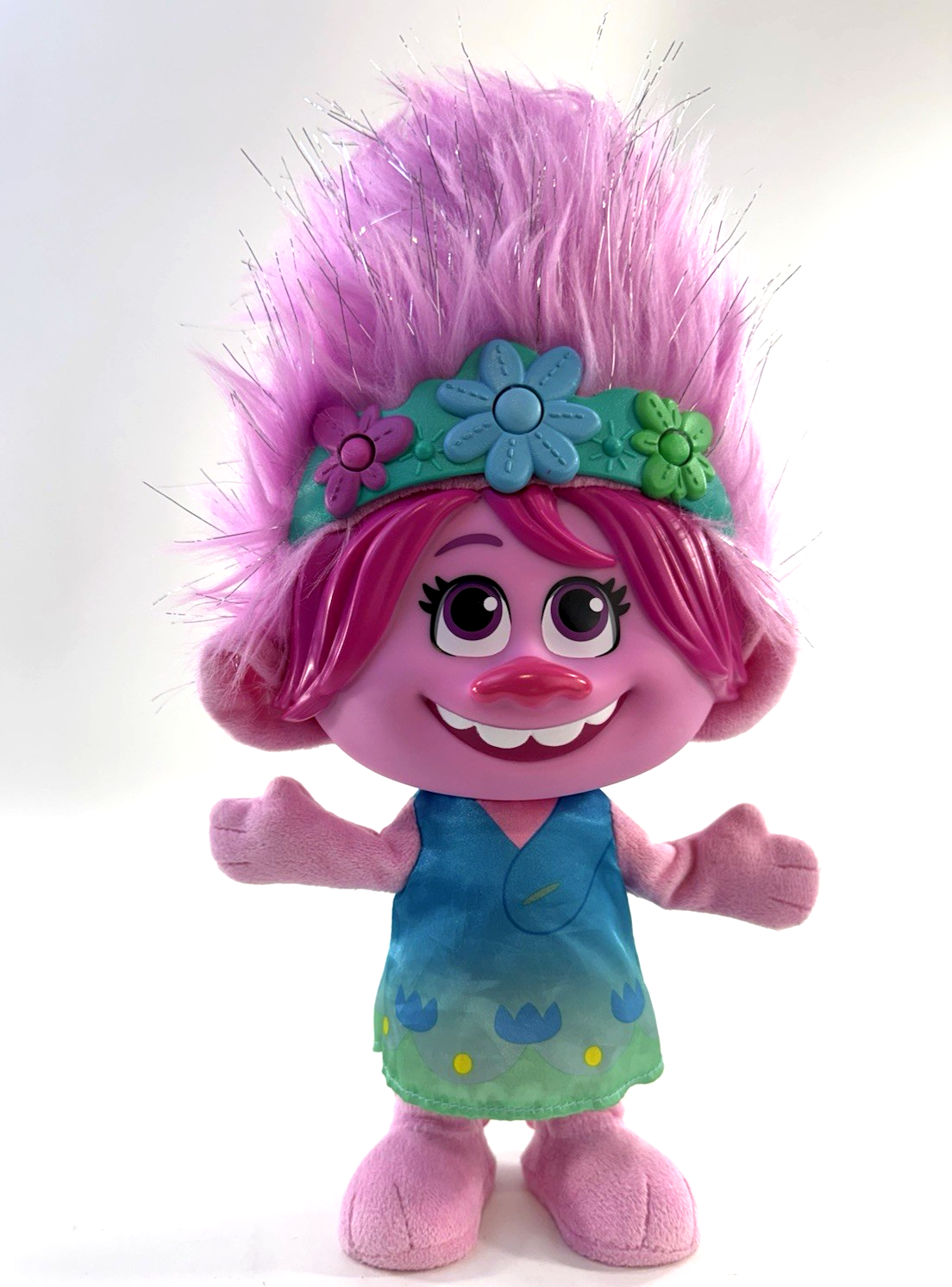 DreamWorks 2020 Trolls TrollsTopia 13” Color Poppin' Poppy - Tested and Working