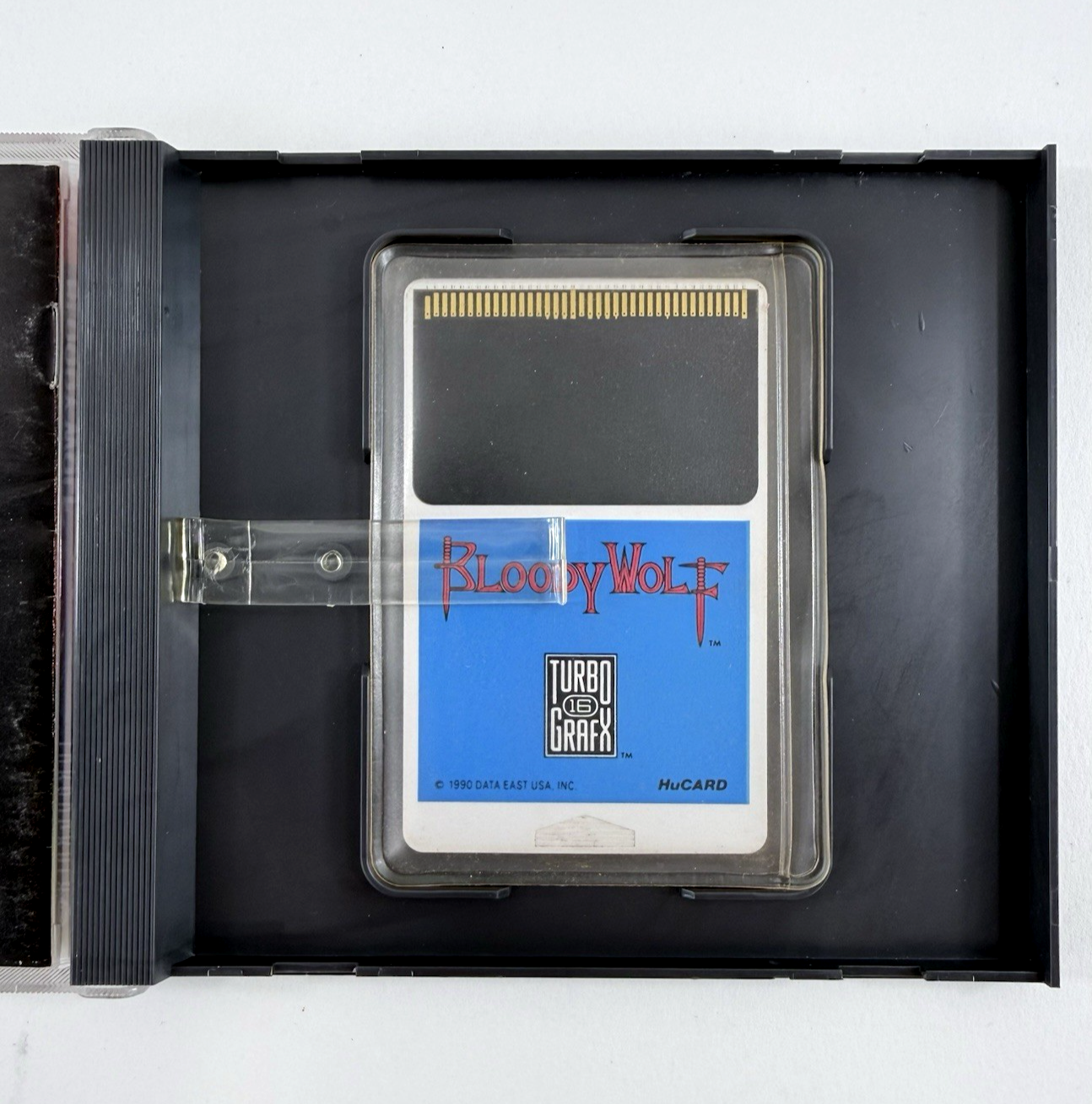 Bloody Wolf (TurboGrafx-16, 1990) Game, Case, and Manual - Tested and Working