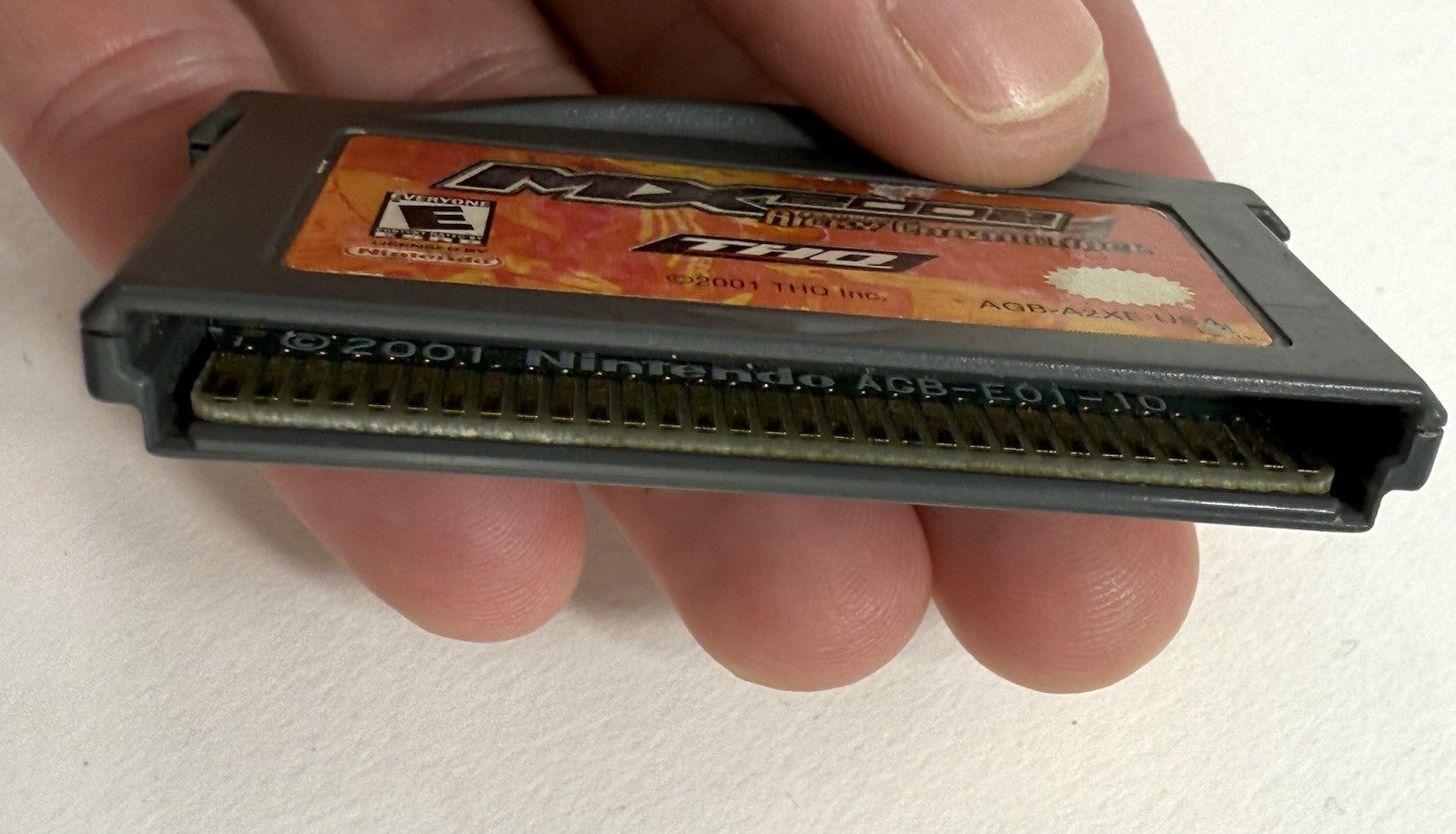 MX 2002 Featuring Ricky Carmichael (GameBoy Advance, 2001) Game Cartridge