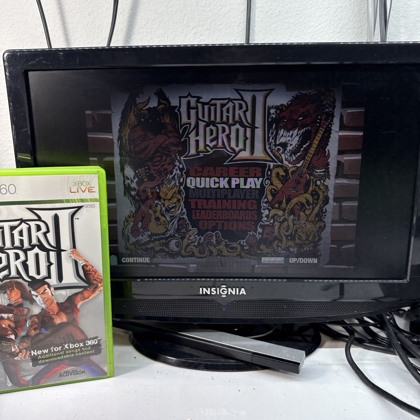 Guitar Hero II (Microsoft Xbox 360, 2007) Game Case Manual - Tested and Working
