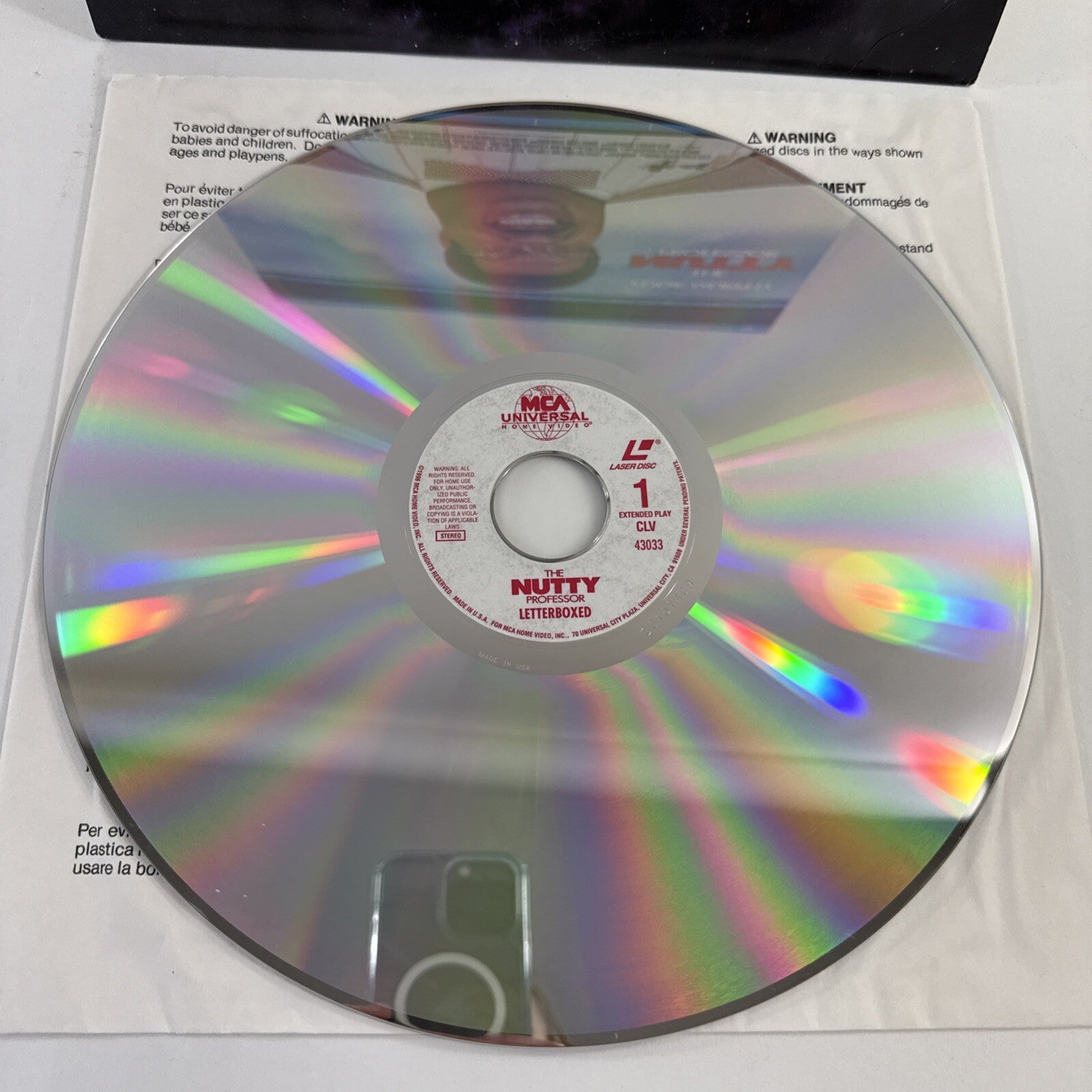 The Nutty Professor (Letterbox Laserdisc Bundle) The Distinguished Gentleman
