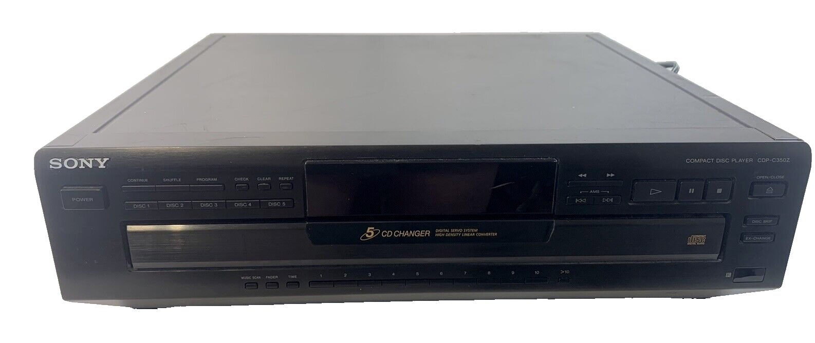 Sony CDP-C350Z CD Changer 5 Compact Disc Player HiFi Stereo Vintage Home Audio