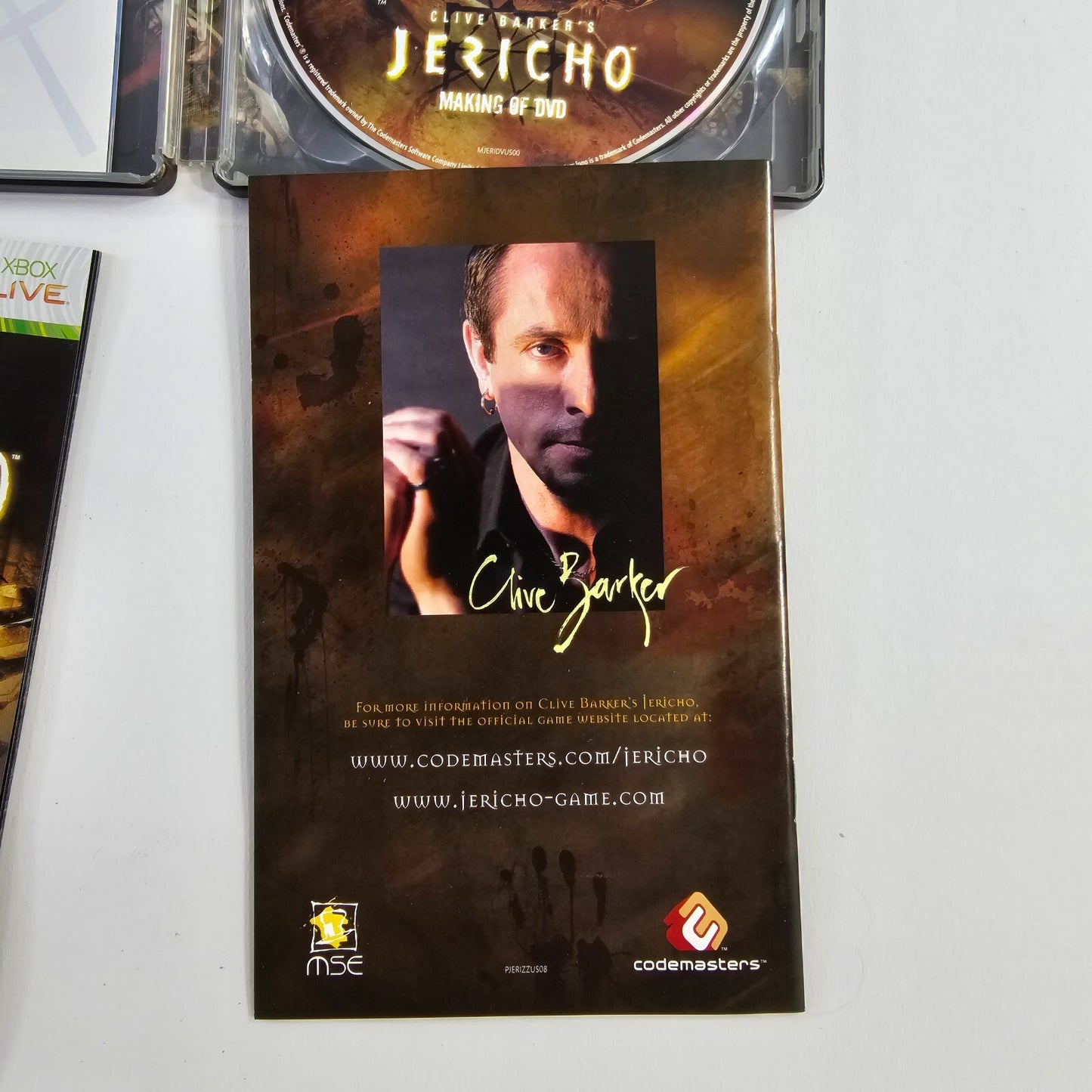 Clive Barker's Jericho: Special Edition (Xbox 360, 2007) Tested and Working