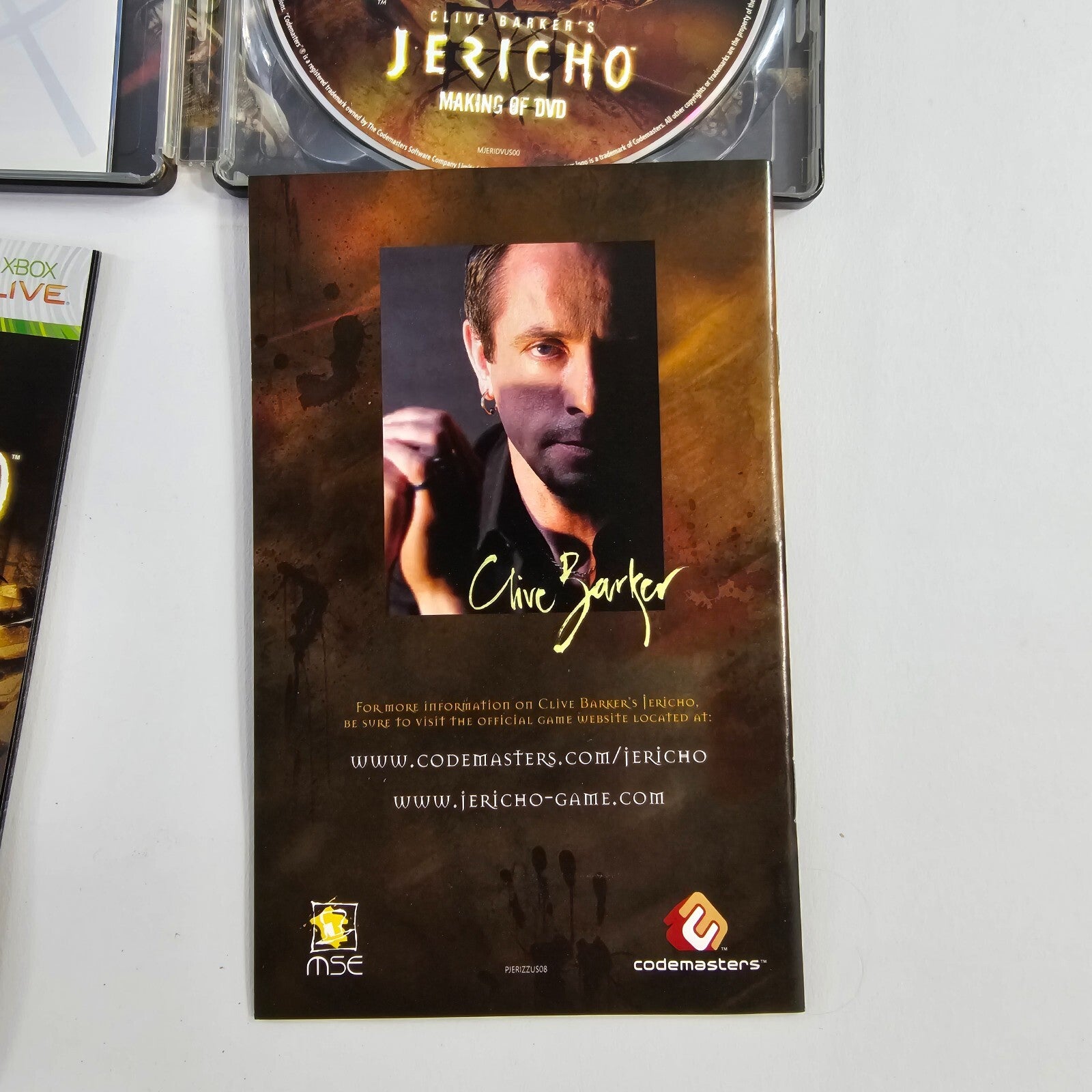 Clive Barker's Jericho: Special Edition (Xbox 360, 2007) Tested and Working